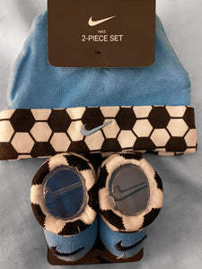 Infant Boy Hat & Shoe Set (O-6M)