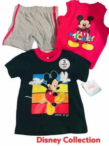 3 piece short set (Boy) Size 18 Months