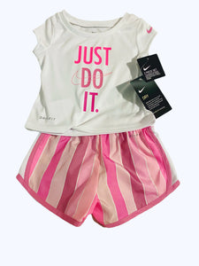 Girls 2 Piece Short Set, Size 12 Months