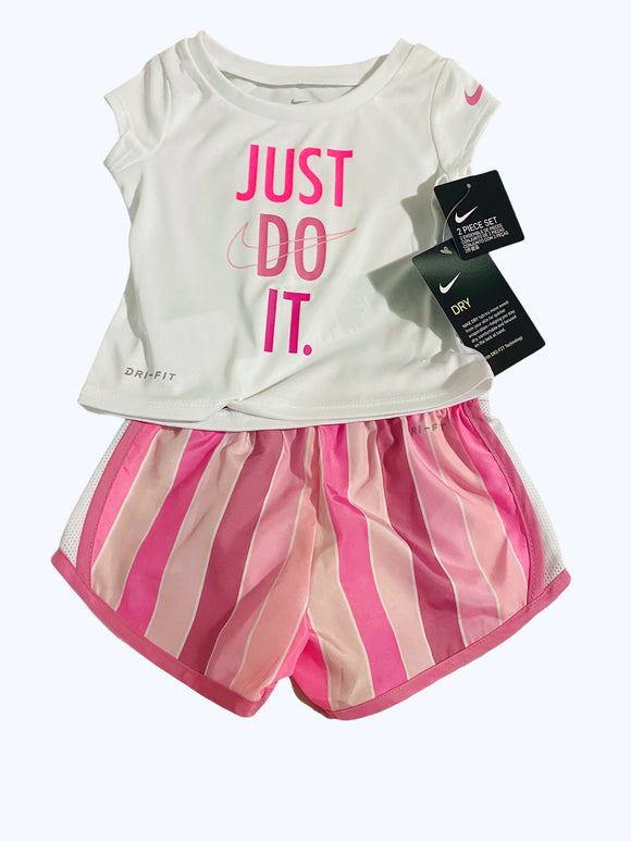 Girls 2 Piece Short Set, Size 12 Months