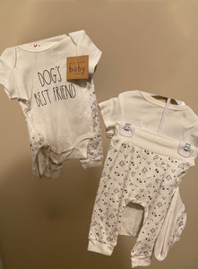 3 Piece Infant set Sizes 3 M, 6 M, 9 M